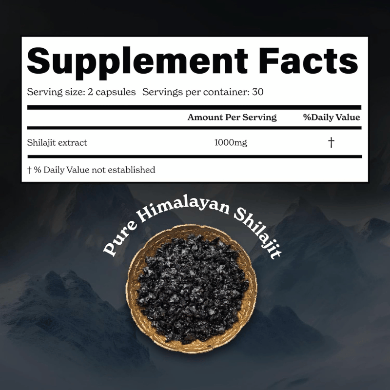 SHI-RECIN SHILAJIT PRIME - 60 CAP