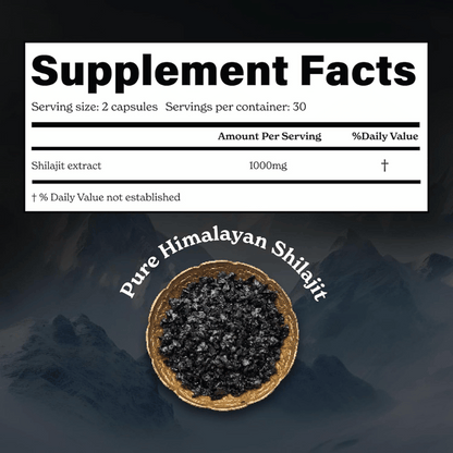 SHI-RECIN SHILAJIT PRIME - 60 CAP