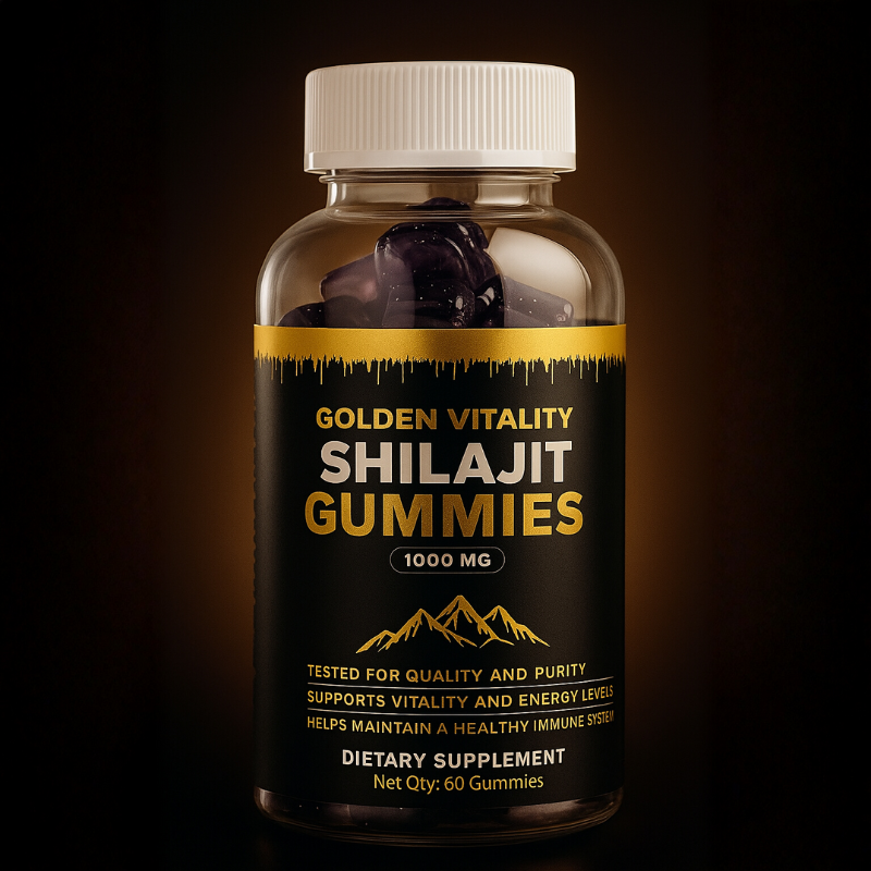 SHILAJIT GUMMIES GOLDEN VITALITY X60