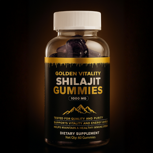 SHILAJIT GUMMIES GOLDEN VITALITY X60